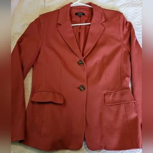 Pretty coral knit jacket